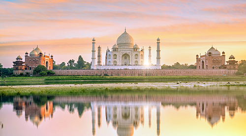 Taj Mahal at Sunrise and Agra Day Tour from Delhi