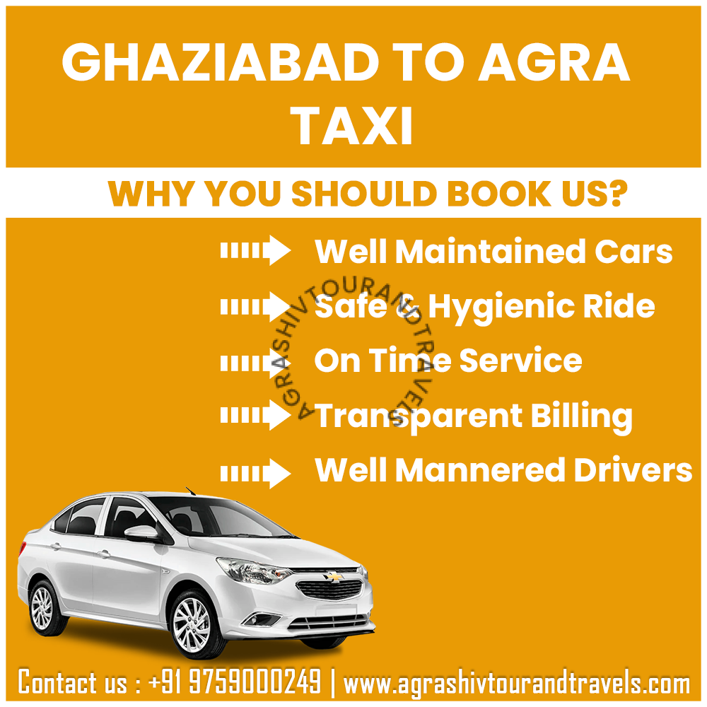 Ghaziabad to Agra Taxi