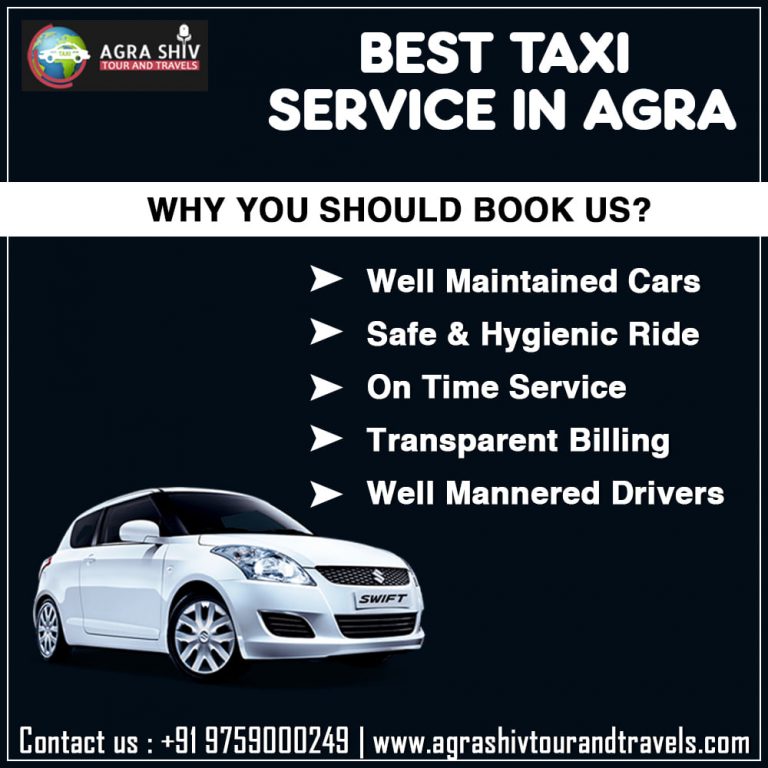 4+1 Seater Maruti Swift Dzire Taxi and Car rental in Agra