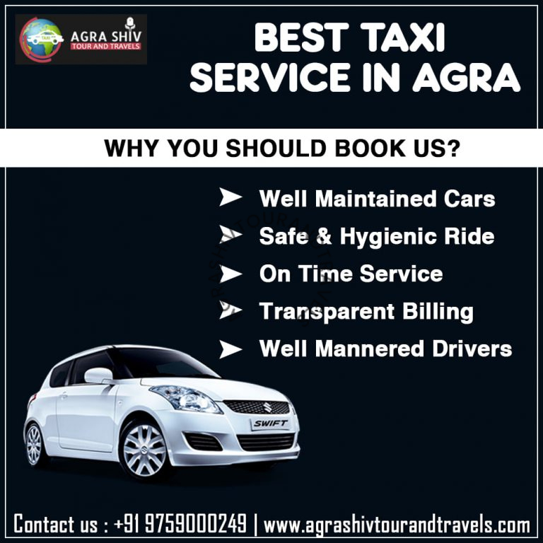 4+1 Seater Maruti Swift Dzire Taxi and Car rental in Agra