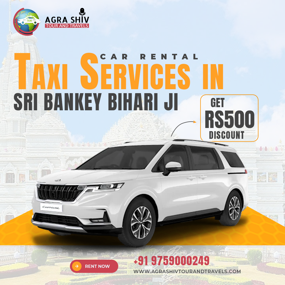 Taxi Services in Sri Bankey Bihari Ji Vrindavan