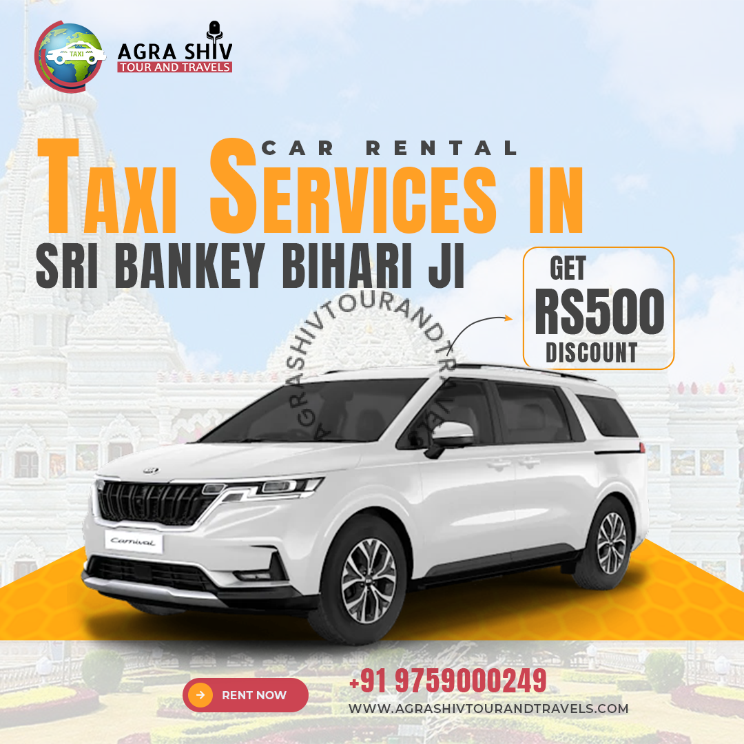 Taxi Services in Sri Bankey Bihari Ji Vrindavan