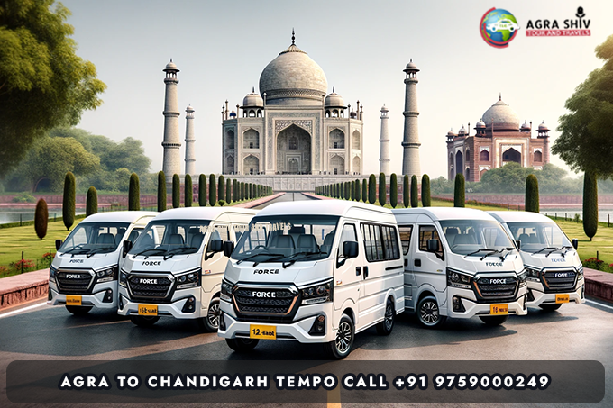 Agra To Chandigarh Tempo Traveller