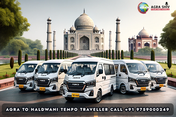 Agra To Haldwani Tempo Traveller