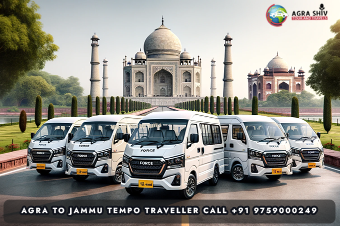 Agra To Jammu Tempo Traveller