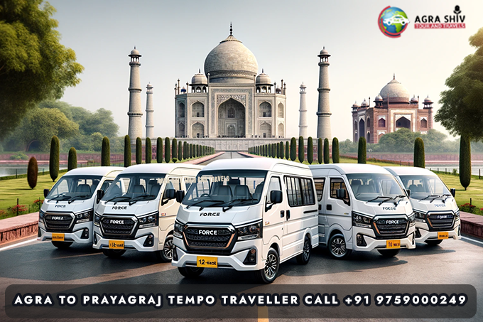 Agra To Prayagraj Tempo Traveller